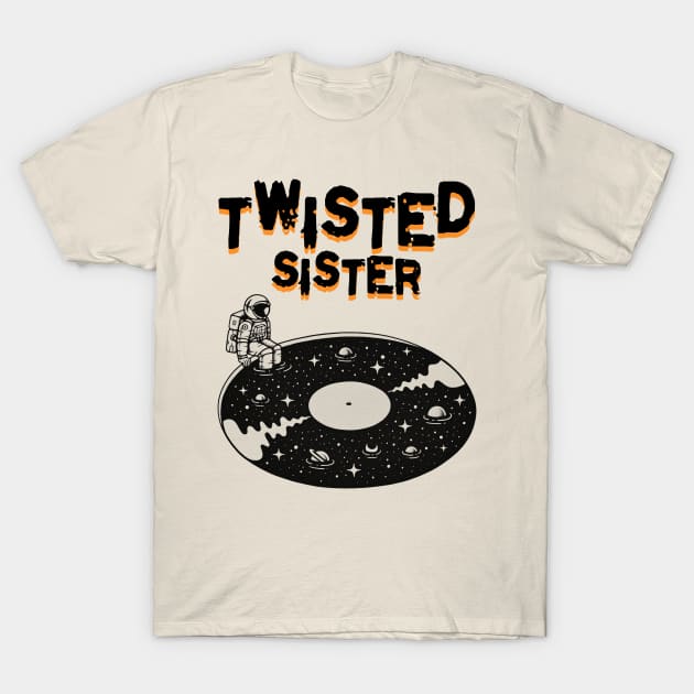 Twisted Sister visual art T-Shirt by DOGGIES ART VISUAL